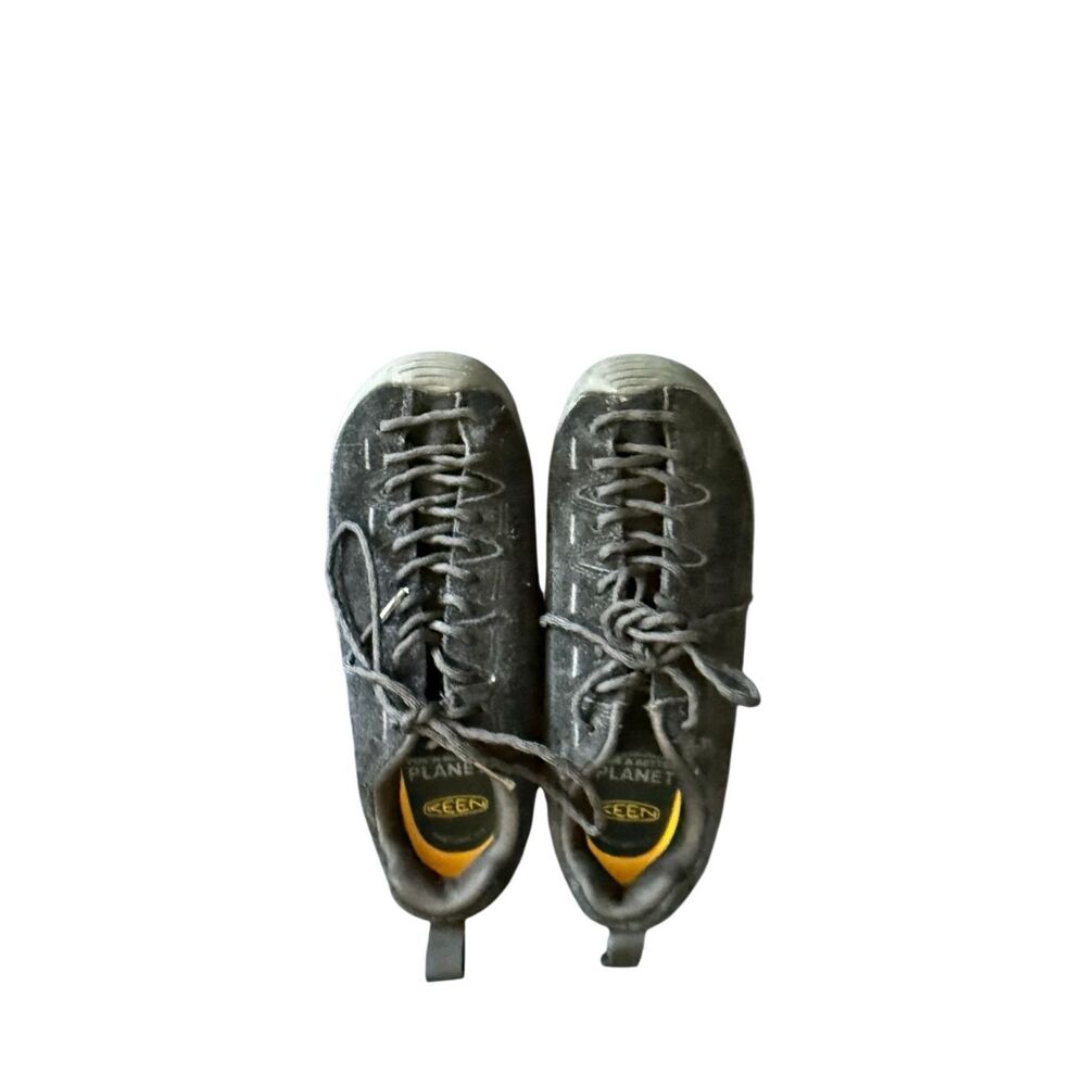 Keen Womens Black Gray Jasper Suede Lace Up Climbing Hiking Sneakers Size 8.5 - Picture 6 of 16
